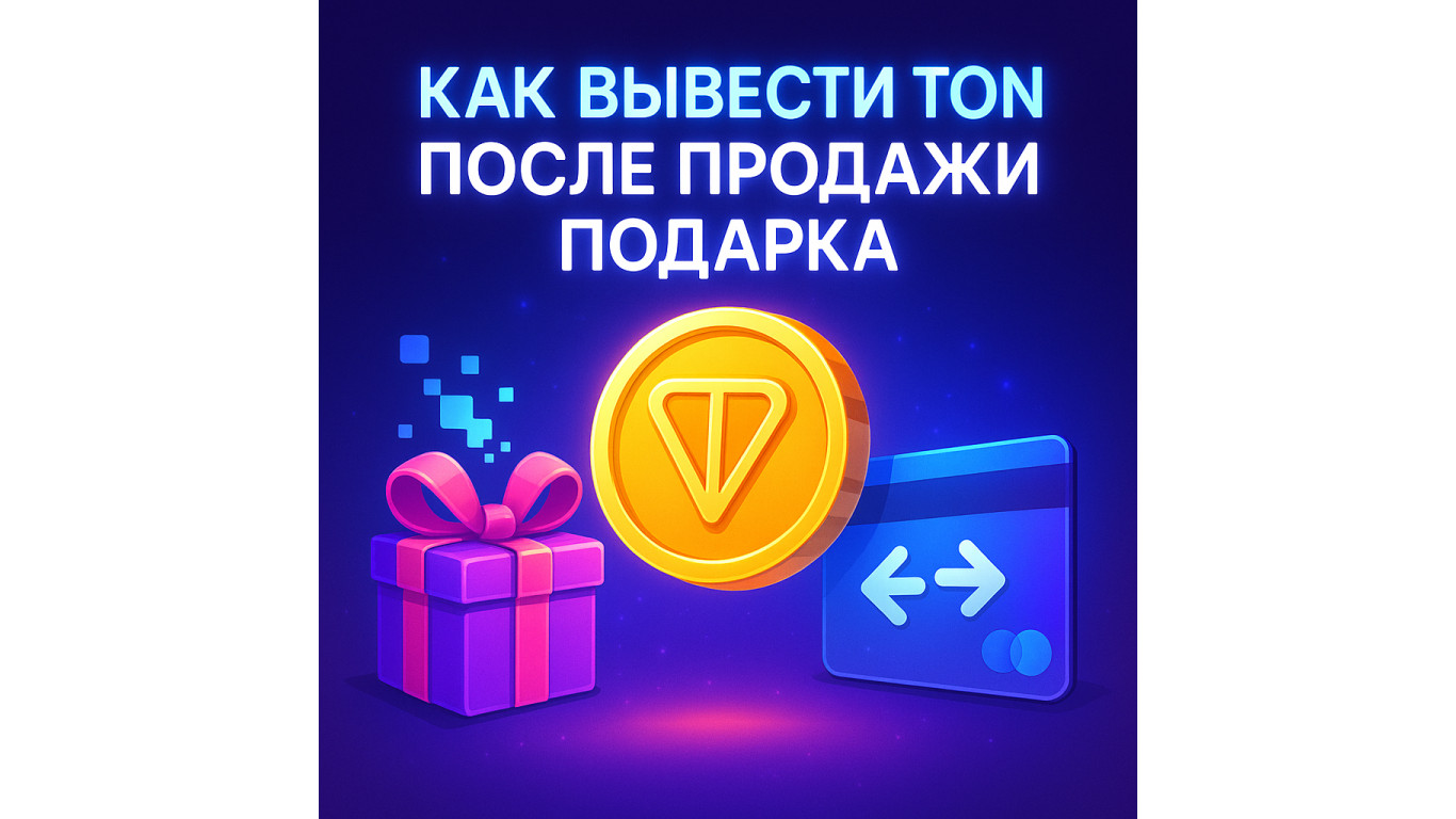 Как вывести TON после продажи подарка