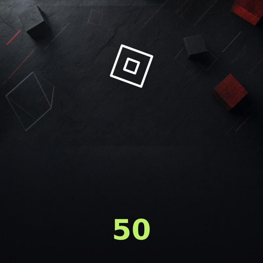 Подарочная карта на 50 робуксов (GL)