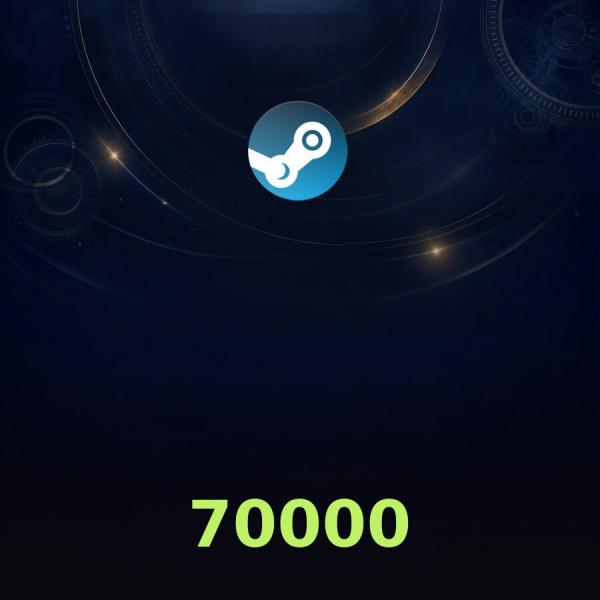 Подарочная карта Steam на 70000 KRW