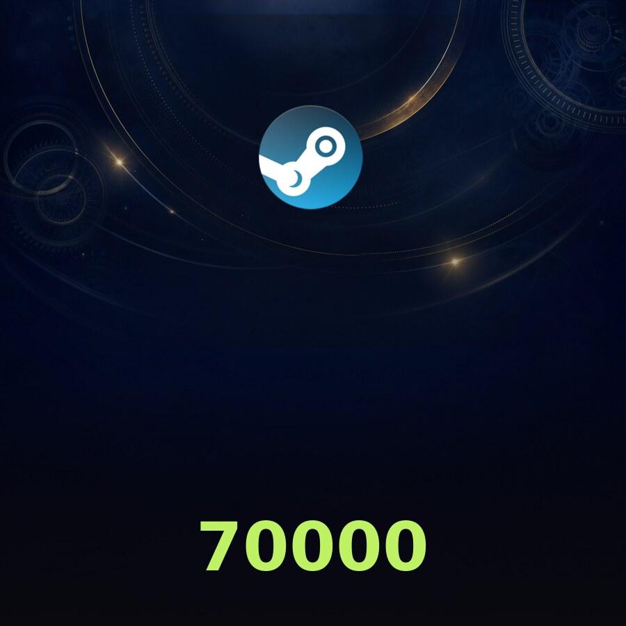 Подарочная карта Steam на 70000 KRW