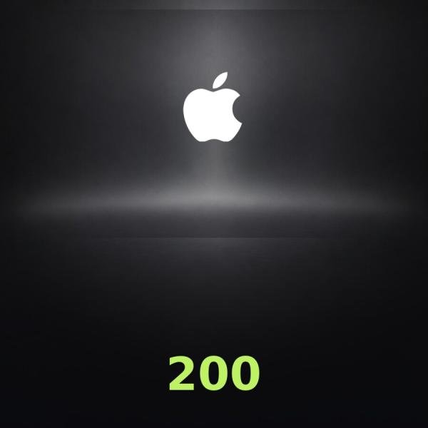 Подарочная карта Apple на 200 юаней для Китая