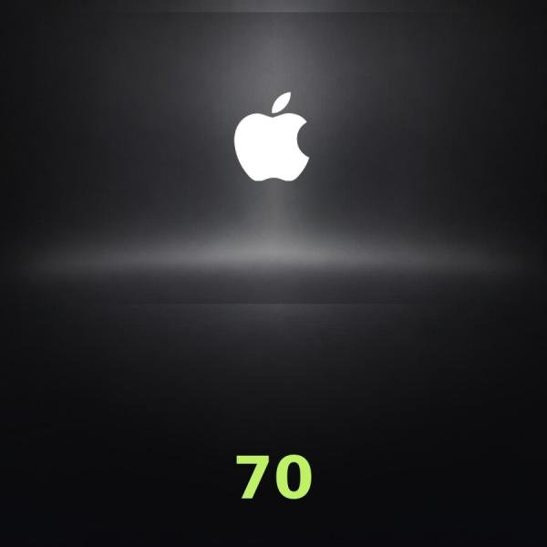 Подарочная карта Apple на 70₺