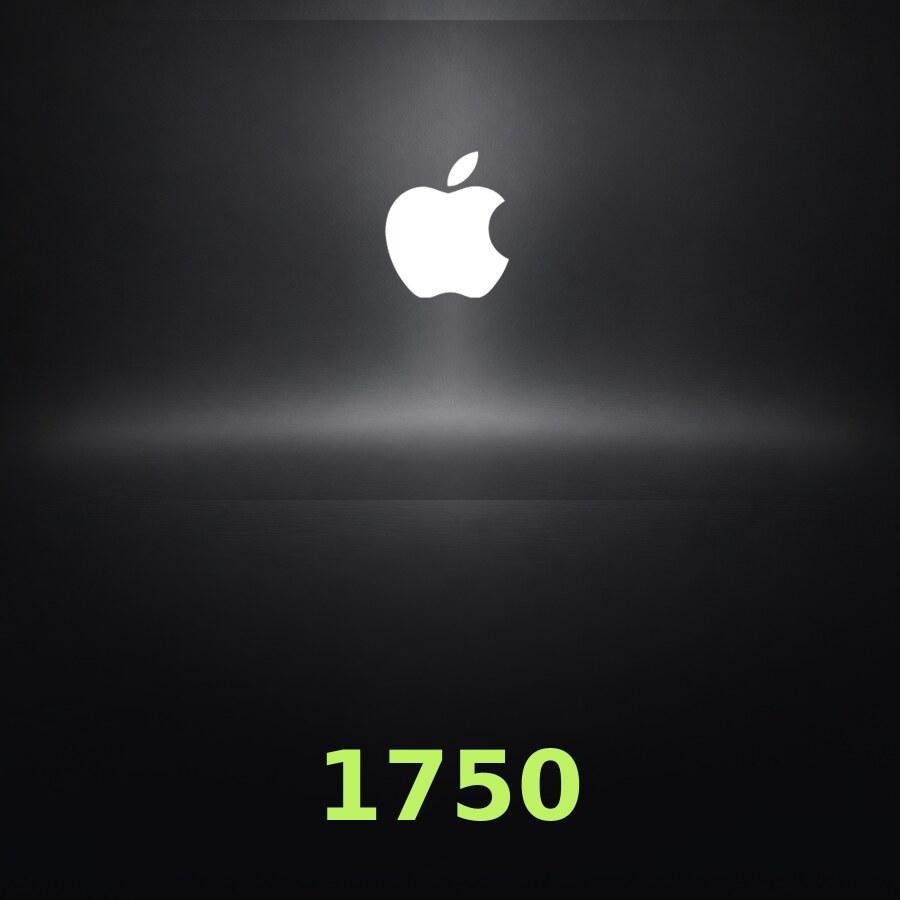 Купить подарочную карту Apple на 1 750 лир для Турции