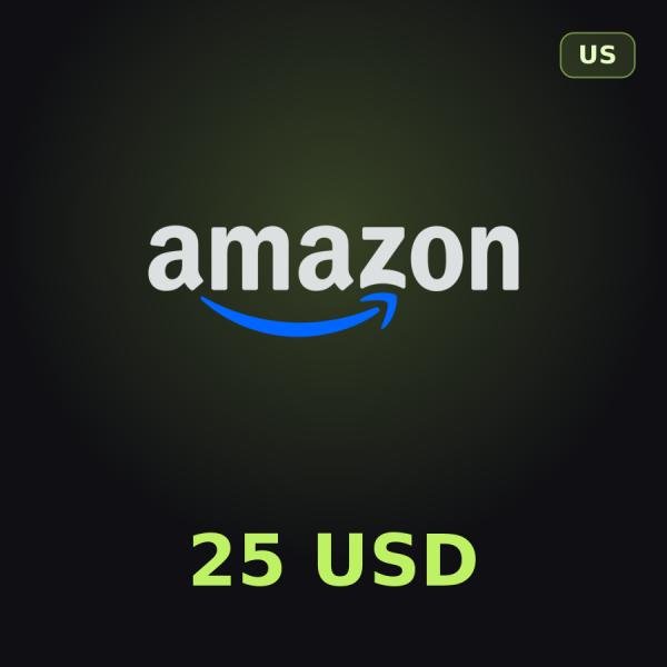 Подарочная карта Amazon 25 USD (США)
