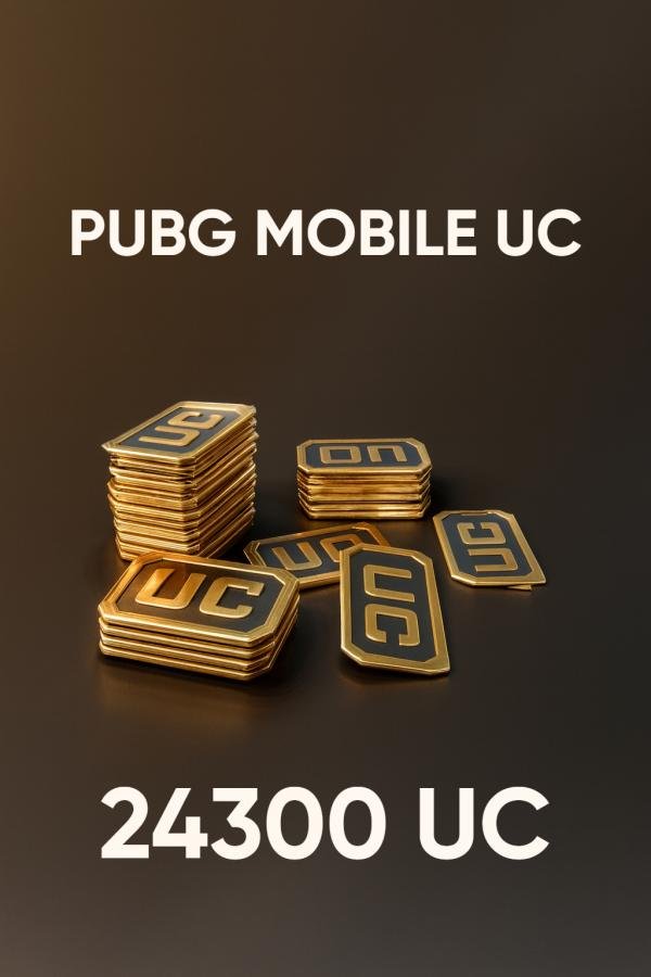Купить PUBG Mobile 24300 UC быстро и дешево с моментальной доставкой