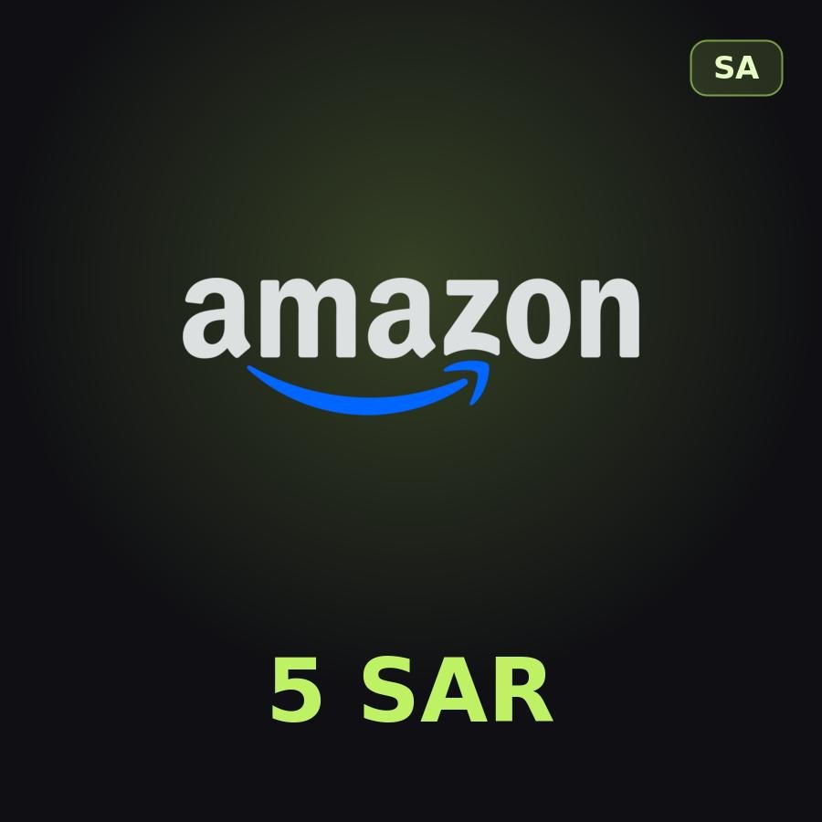 Подарочная карта Amazon 5 SAR (Саудовская Аравия)