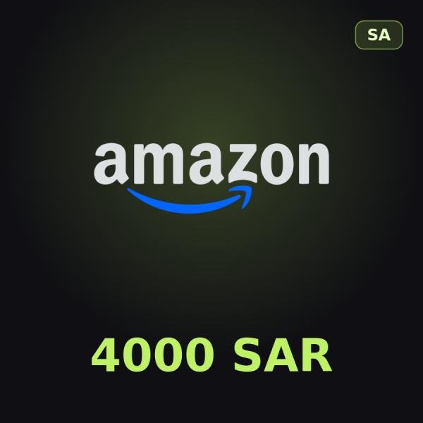 Подарочная карта Amazon 4000 SAR (Саудовская Аравия)