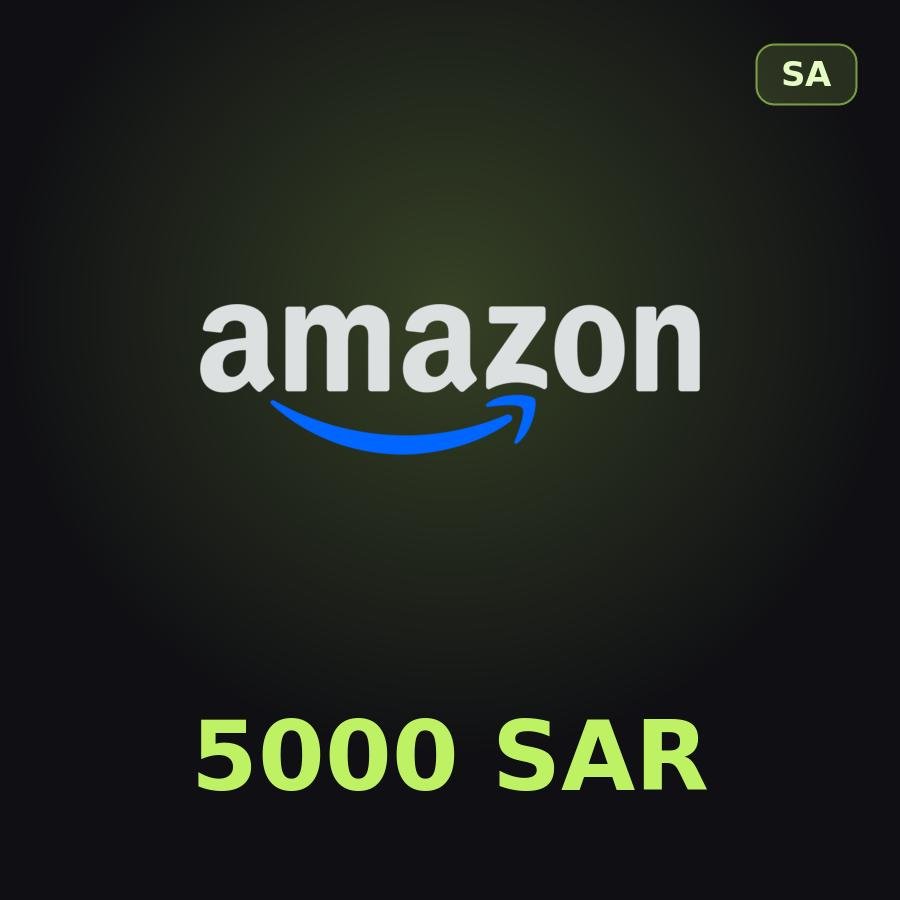 Подарочная карта Amazon 5000 SAR (Саудовская Аравия)